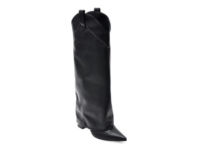 Ciocate FLAVIA PASSINI negre, AC6274, din piele ecologica