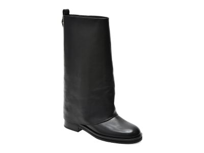 Cizme EPICA PREMIUM negre, 1852, din piele naturala