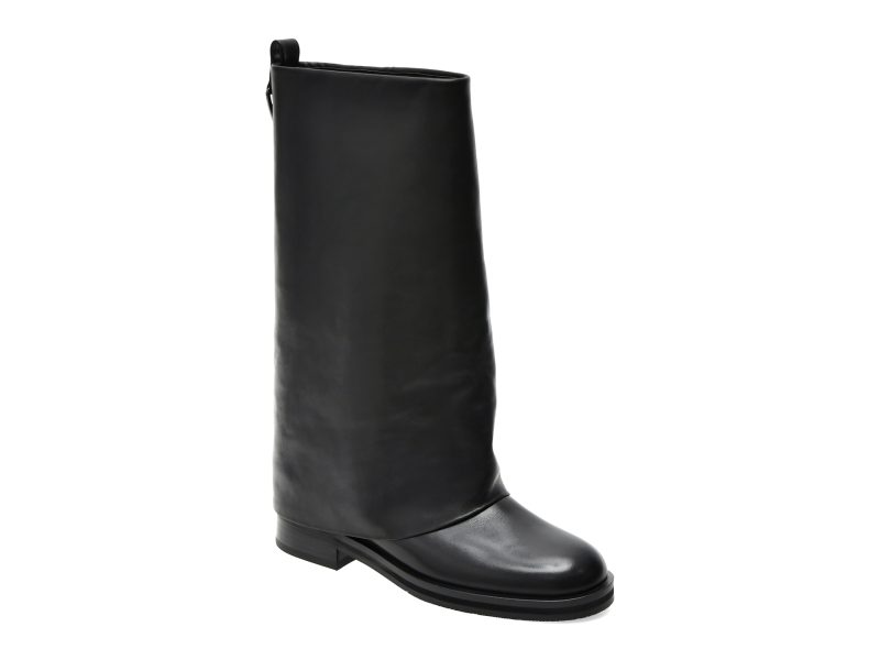 Cizme EPICA PREMIUM negre, 1852, din piele naturala