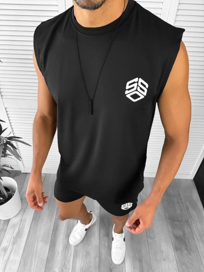 Compleu barbati casual negru 11904 27-3.3