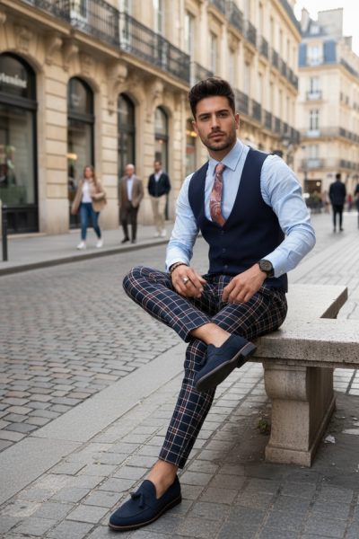 Compleu barbati  Vesta + Pantaloni  11829