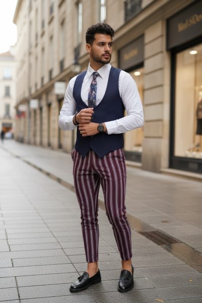 Compleu barbati  Vesta + Pantaloni B1571