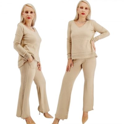 Compleu dama cu lycra si tricot Nadia