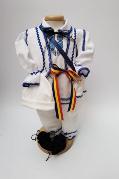 Compleu traditional baietel Albastru