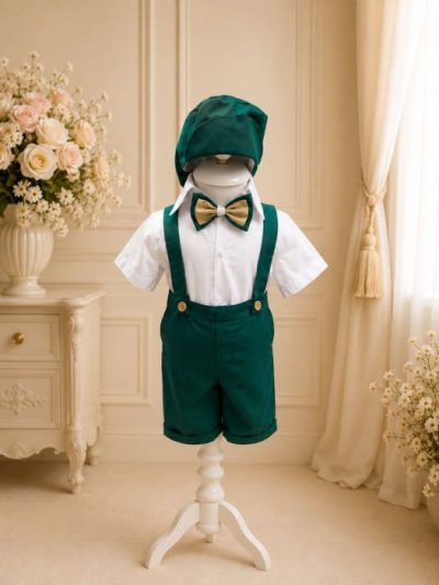 Costum baieti botez catifea Mathias 11 - Diverse culori