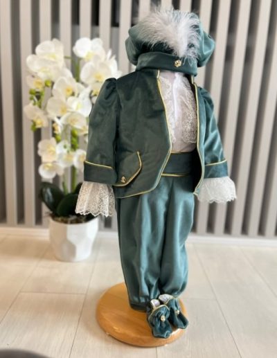 Costum Botez Conte pentru baieti - verde