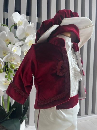 Costum de Print pentru Botez - Grena