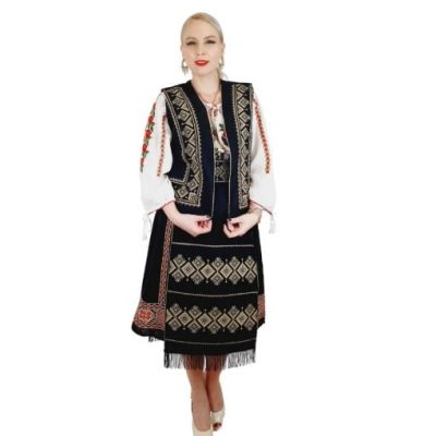 Costum Popular cu broderie traditionala Toni