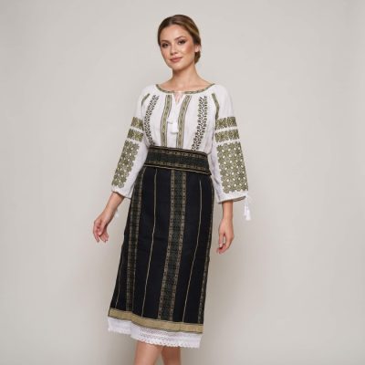 Costum popular format din catrinta , brau si ie - Ana