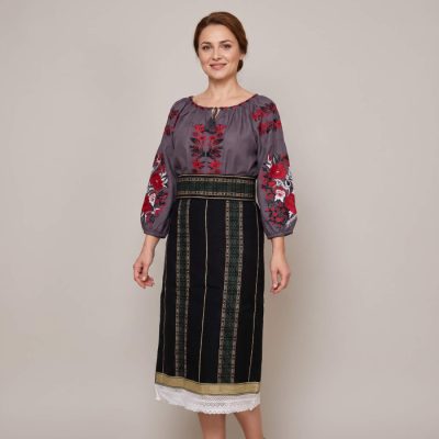 Costum popular format din catrinta , brau si ie - Betty