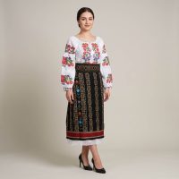 Costum popular format din catrinta , brau si ie - Cezarina 5