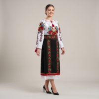 Costum popular format din catrinta , brau si ie Inima Mare 2