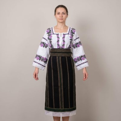 Costum popular format din catrinta , brau si ie - Marta
