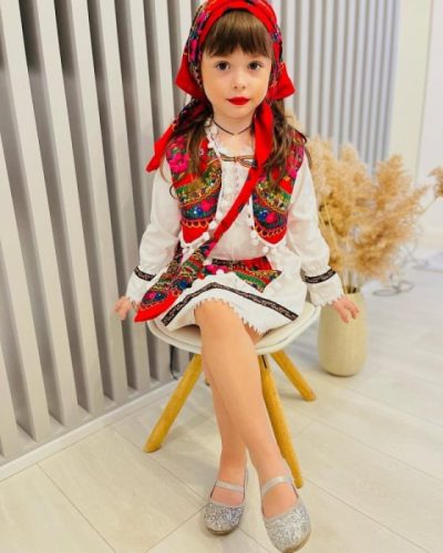 Costum Traditional Fetite 0-12 luni