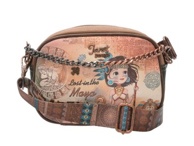 Geanta GRYXX &amp; JANET DENESE multicolor, MAYA JOURNEY, din piele ecologica