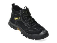 Ghete BITE THE BULLET negre, 68011, din piele naturala