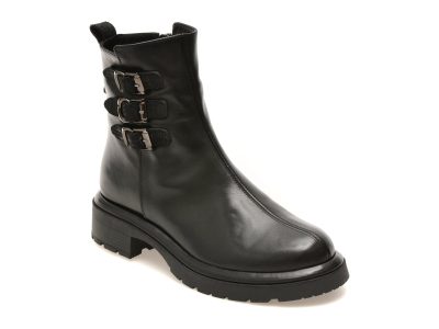 Ghete EPICA negre, 1504139, din piele naturala