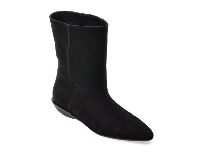 Ghete EPICA negre, 4351286, din piele intoarsa