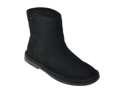 Ghete EPICA negre, T1381, din piele intoarsa