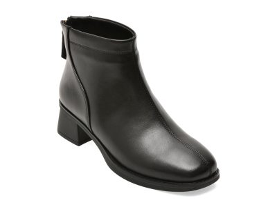 Ghete FLAVIA PASSINI negre, 85100, din piele naturala