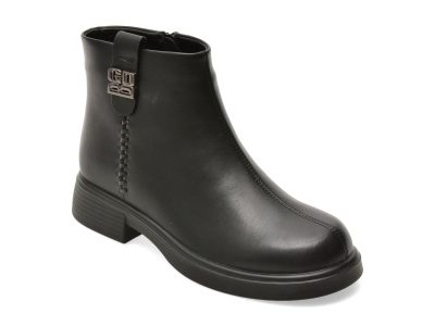 Ghete FLAVIA PASSINI negre, 99252, din piele naturala