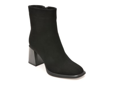 Ghete FLAVIA PASSINI negre, AC6164, din piele intoarsa