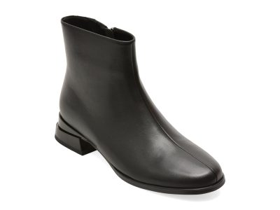 Botine FLAVIA PASSINI negre, AC6280, din piele naturala