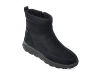 Ghete GEOX negre, D6626C, din piele intoarsa