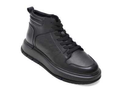 Ghete GRYXX negre, 63592, din piele naturala