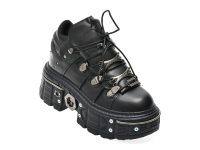 Ghete GRYXX negre, YQ081, din piele ecologica