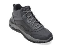 Ghete SKECHERS gri, SANTORO, din piele naturala