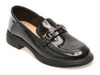 Mocasini EPICA negri, 88179, din piele naturala lacuita