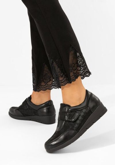 Pantofi casual damă Orveline negri