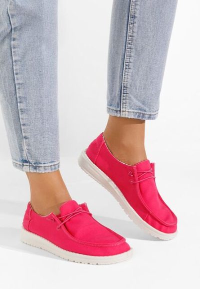 Pantofi casual damă Velonia fucsia