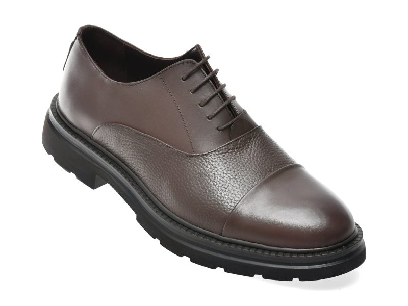 Pantofi eleganti BITE THE BULLET maro, FH410, din piele naturala