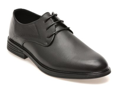 Pantofi eleganti BITE THE BULLET negri, 89516, din piele naturala