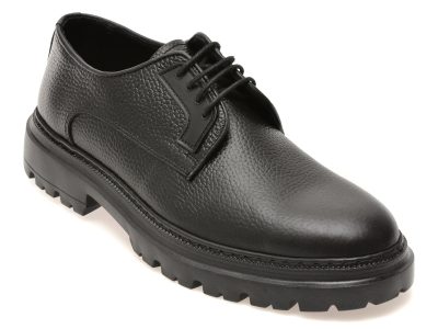Pantofi eleganti BITE THE BULLET negri, BLE3344, din piele naturala