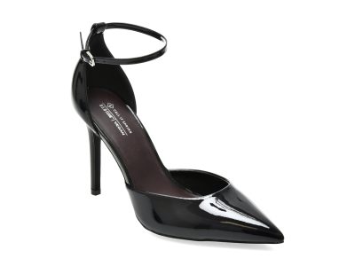 Pantofi eleganti CALL IT SPRING negri, SURII 001, din piele ecologica lacuita