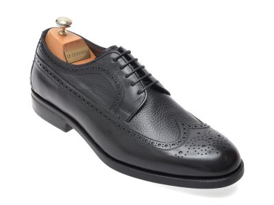 Pantofi eleganti LE COLONEL negri, 67026, din piele naturala