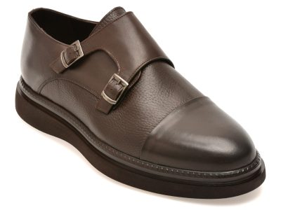 Pantofi eleganti OTTER maro, BR4443, din piele naturala