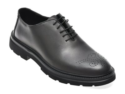 Pantofi eleganti OTTER negri, FH2011, din piele naturala