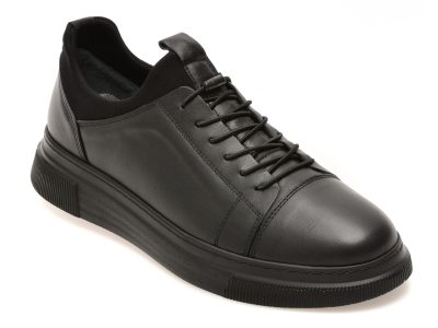 Pantofi GRYXX negri, BS3810, din piele naturala
