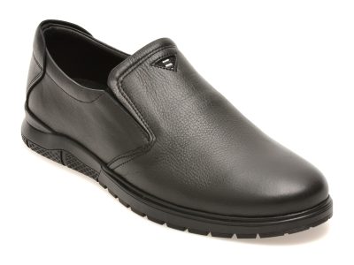 Pantofi OTTER negri, 556, din piele naturala