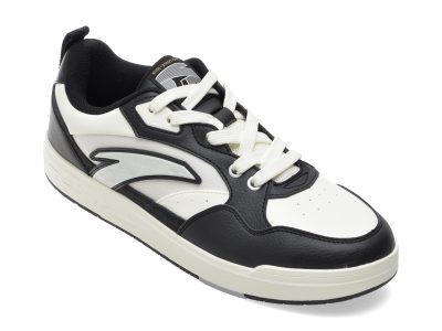 Pantofi sport ANTA alb-negru, 2638052, din piele ecologica