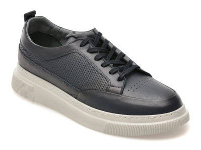 Pantofi sport BITE THE BULLET bleumarin, BS4253, din piele naturala