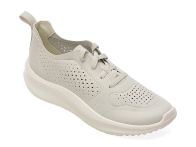 Pantofi sport CLARKS gri, SOLEVANA TIE, din material textil