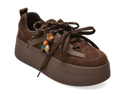 Pantofi sport FLAVIA PASSINI maro, 2530, din piele intoarsa