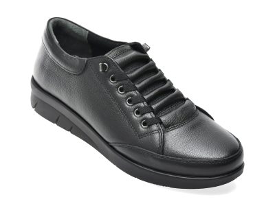 Pantofi sport FLAVIA PASSINI negri, SGP05, din piele naturala
