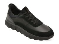 Pantofi sport GEOX negri, U56MPA, din piele naturala
