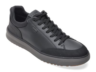 Pantofi sport GEOX negri, U66AJB, din piele ecologica